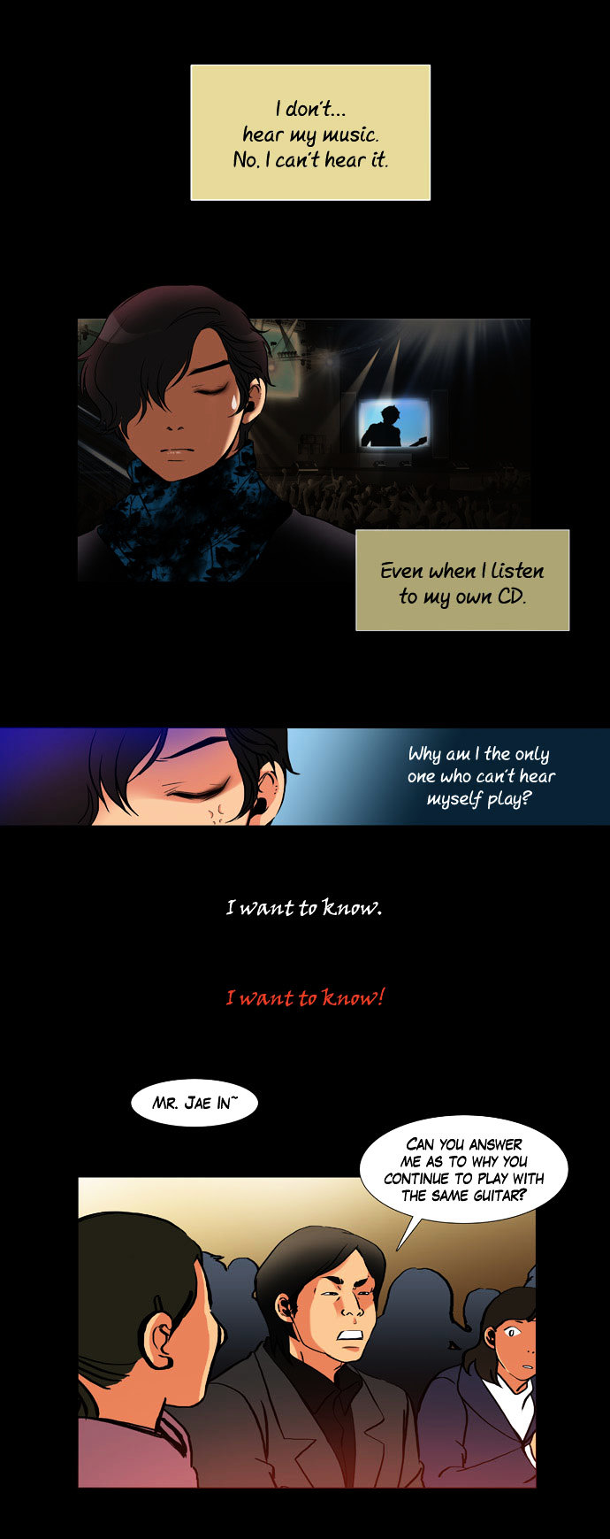 Rainbow Rose Chapter 4 page 14 - Chapter 4 : episode1. Air Guitar: Chapter 4