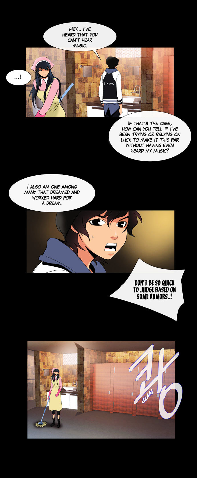Rainbow Rose Chapter 6 page 14 - Chapter 6 : episode1. Air Guitar: Chapter 6