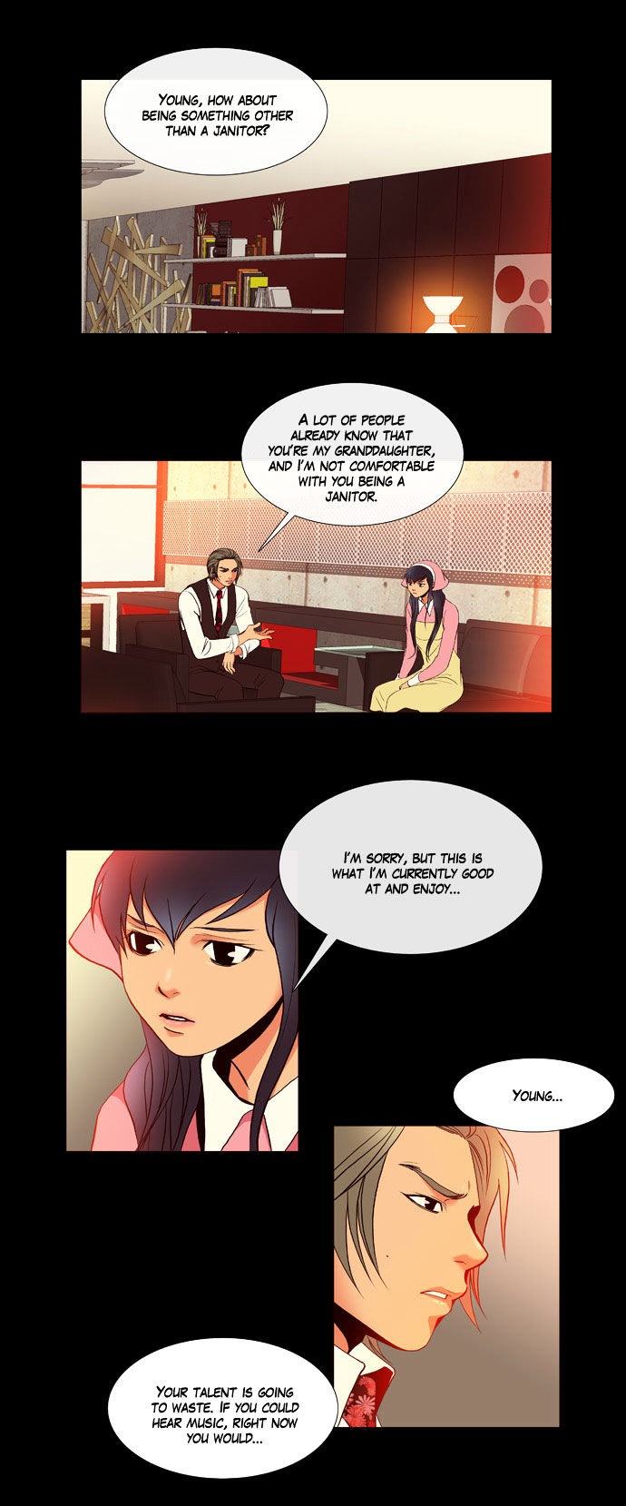 Rainbow Rose Chapter 7 page 12 - Chapter 7 : episode1. Air Guitar: Chapter 7