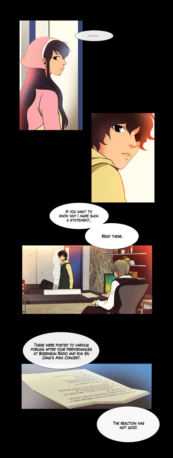 Rainbow Rose Chapter 7 page 14 - Chapter 7 : episode1. Air Guitar: Chapter 7