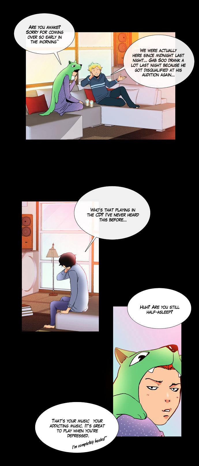 Rainbow Rose Chapter 7 page 6 - Chapter 7 : episode1. Air Guitar: Chapter 7