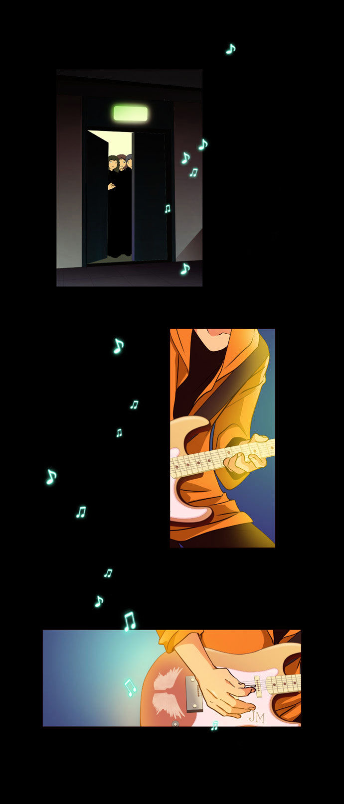 Rainbow Rose Chapter 7 page 8 - Chapter 7 : episode1. Air Guitar: Chapter 7