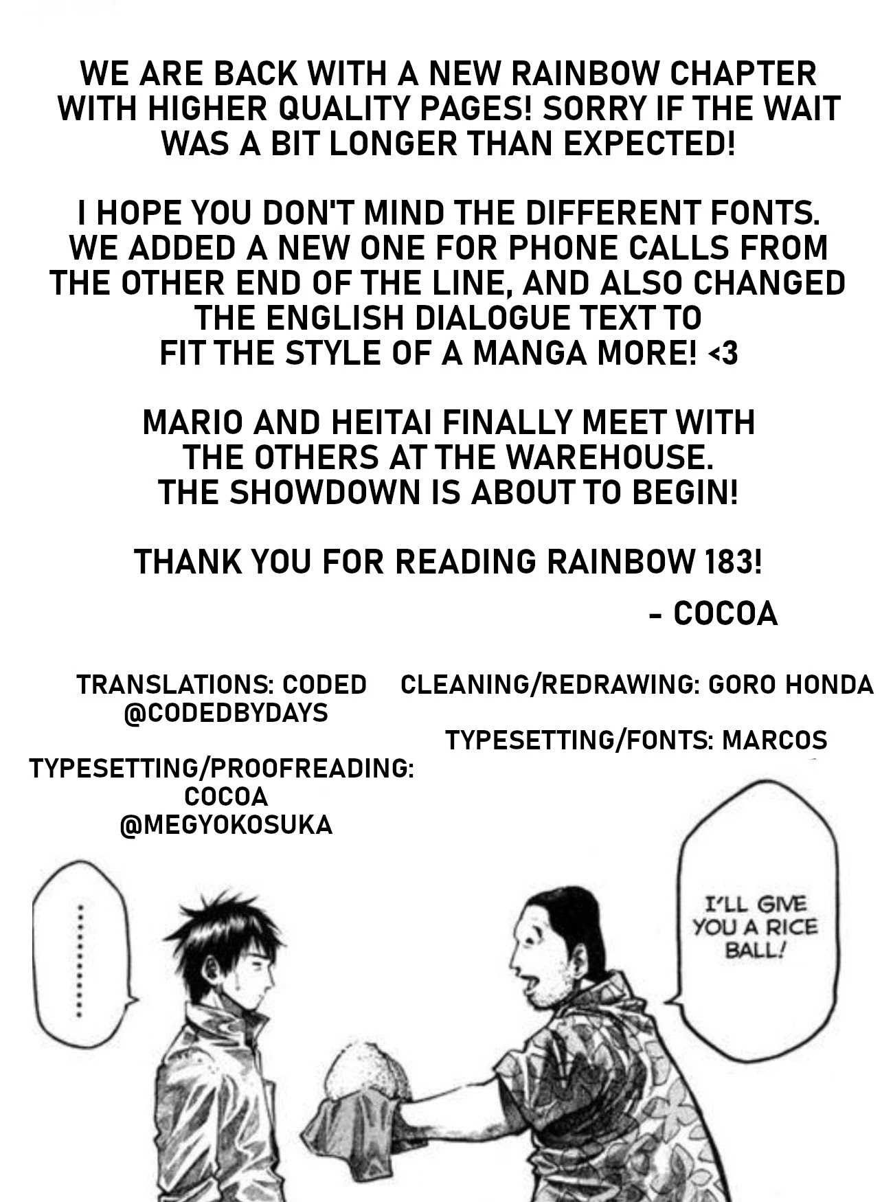 Rainbow Chapter 183 page 20 - Chapter 183: Countdown to the revolution