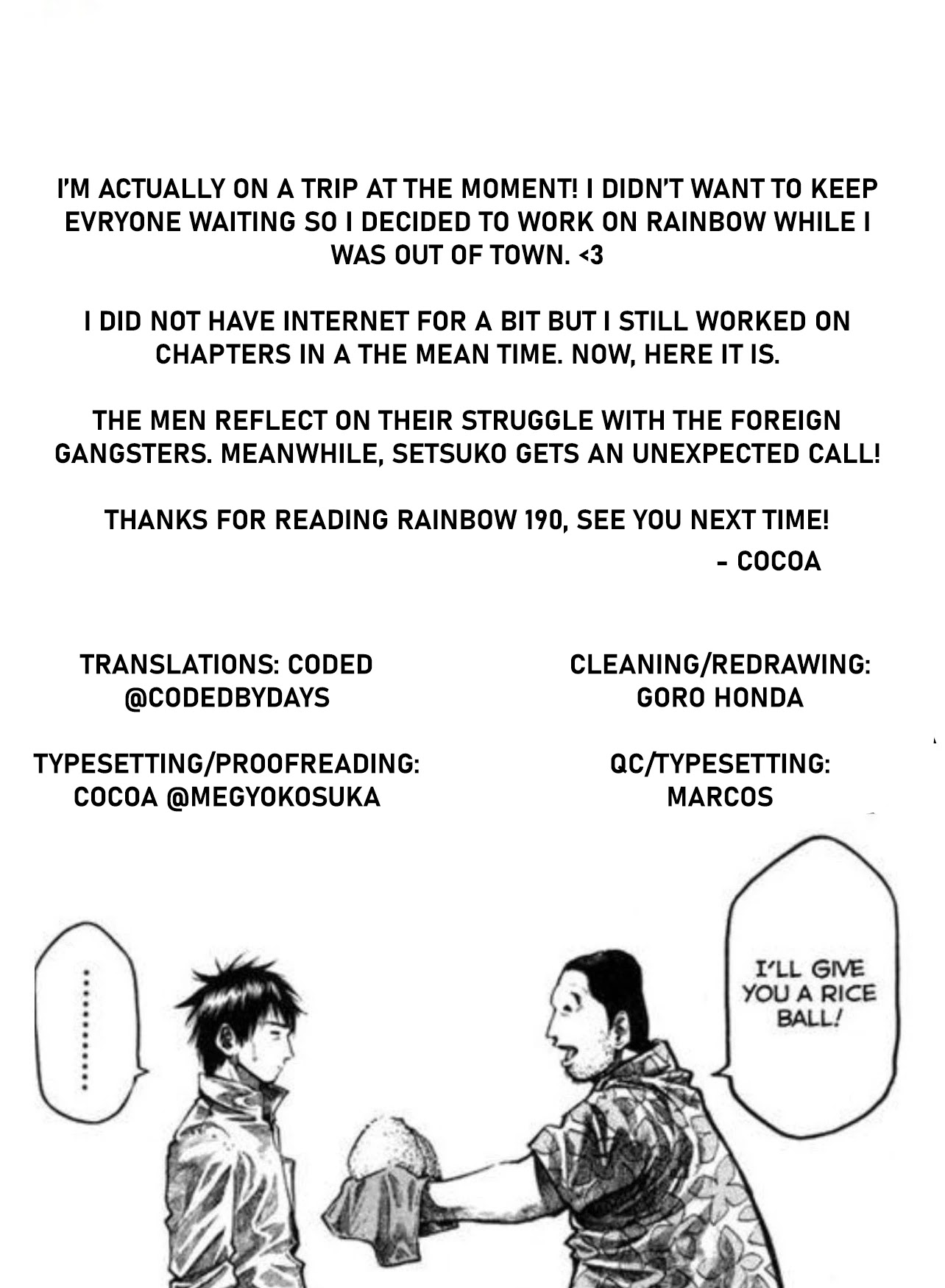 Rainbow Chapter 190 page 18 - Chapter 190: Just a miracle