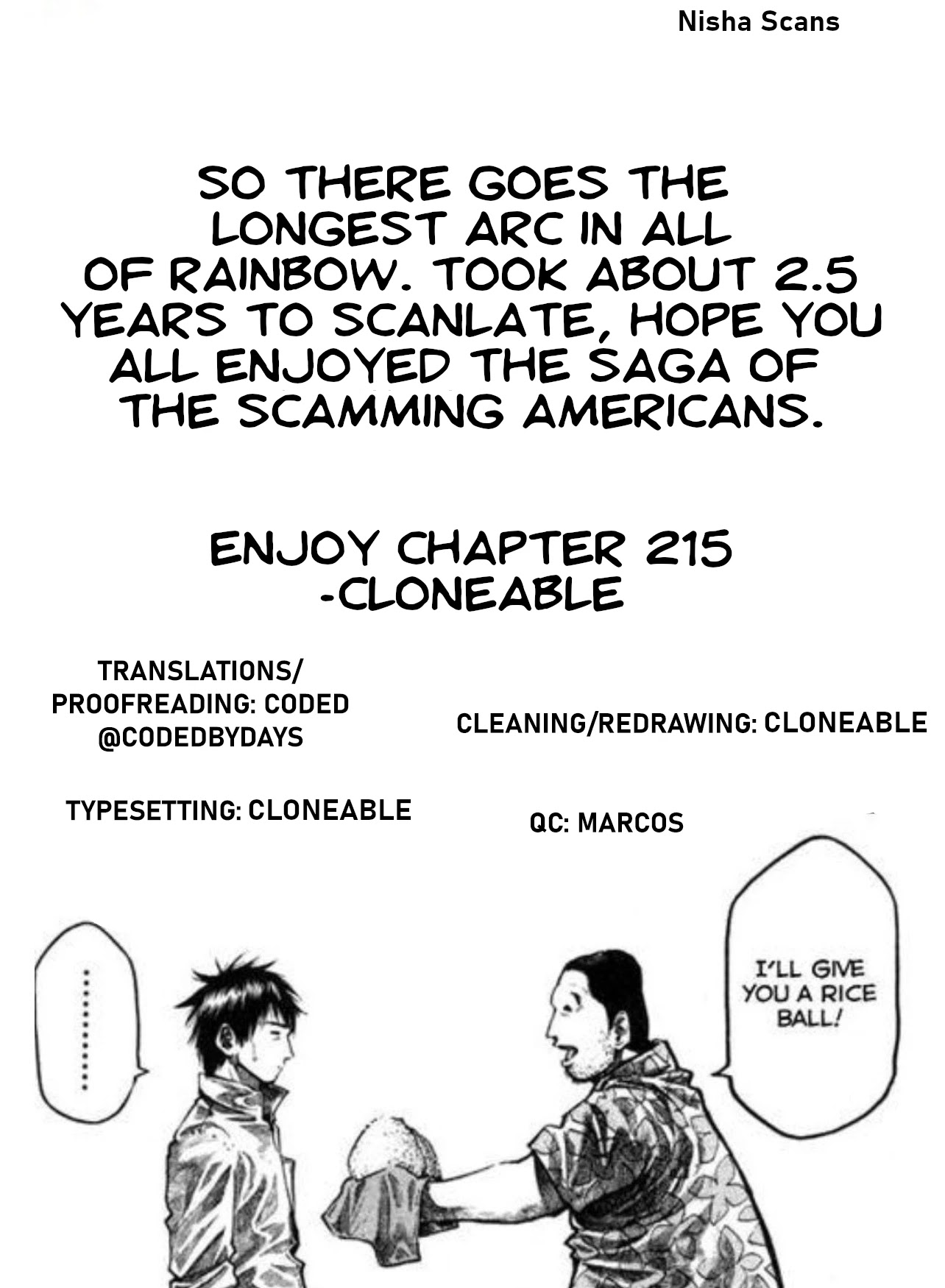 Rainbow Chapter 215 page 24 - Chapter 215: I can