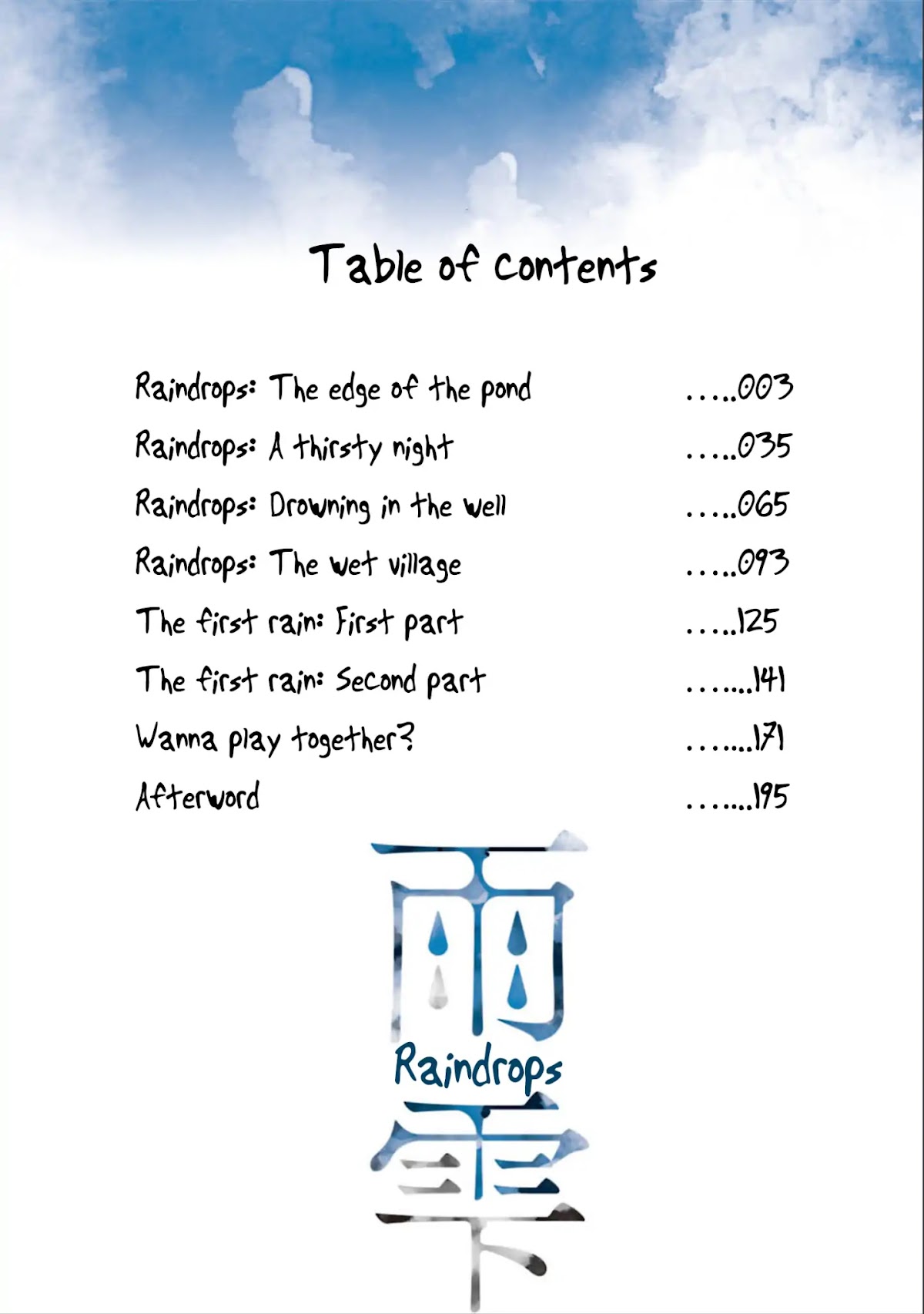 Raindrops Chapter 1 page 6 - Chapter 1: Raindrops: The Edge of the Pond