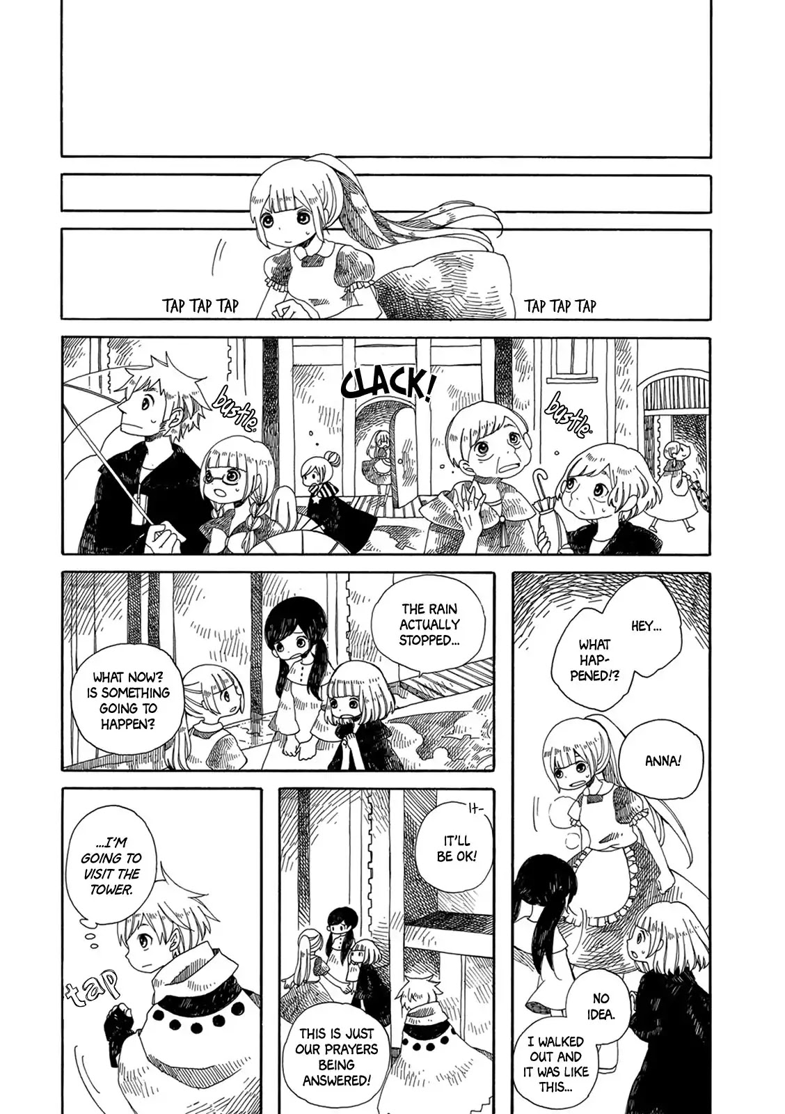 Raine and Sunny's Journey of Wind Chapter 1 page 12 - Chapter 1: Rainy Town Tower