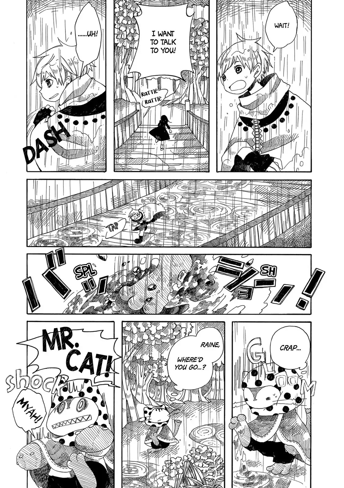 Raine and Sunny's Journey of Wind Chapter 1 page 16 - Chapter 1: Rainy Town Tower