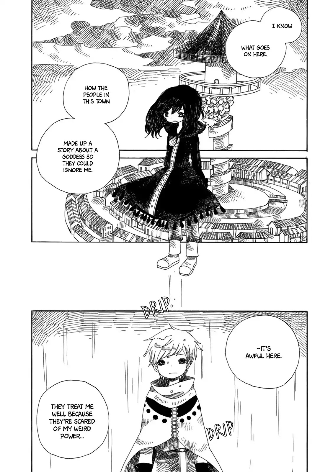 Raine and Sunny's Journey of Wind Chapter 1 page 21 - Chapter 1: Rainy Town Tower