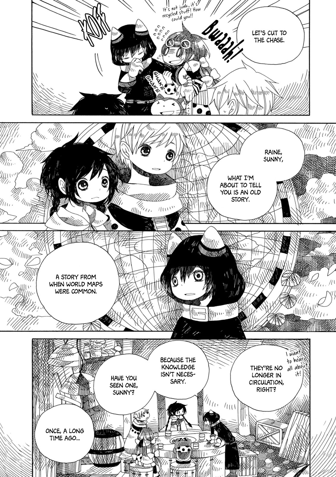 Raine and Sunny's Journey of Wind Chapter 10 page 4 - Chapter 10: Glass Kingdom (Part 4)
