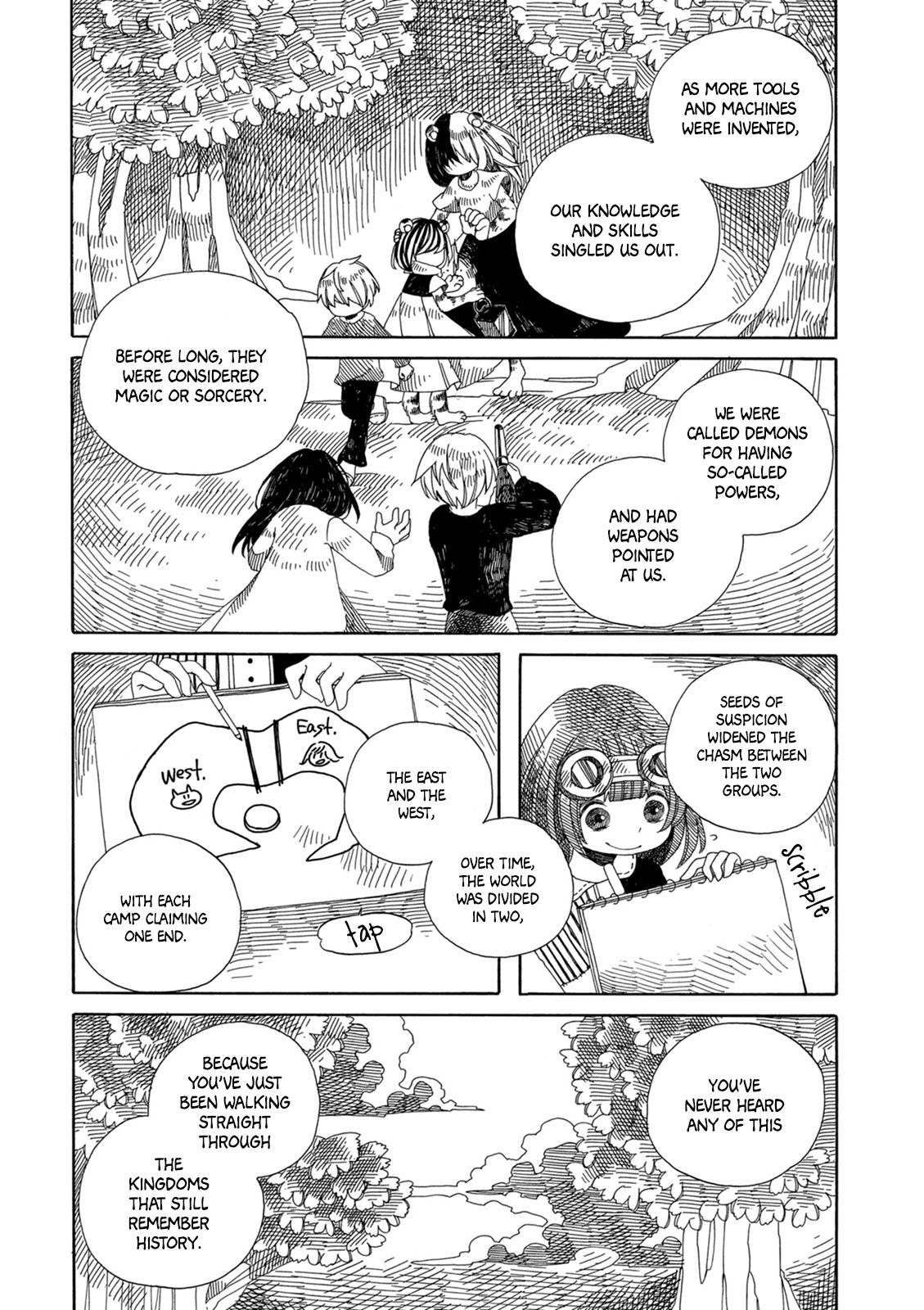 Raine and Sunny's Journey of Wind Chapter 10 page 7 - Chapter 10: Glass Kingdom (Part 4)