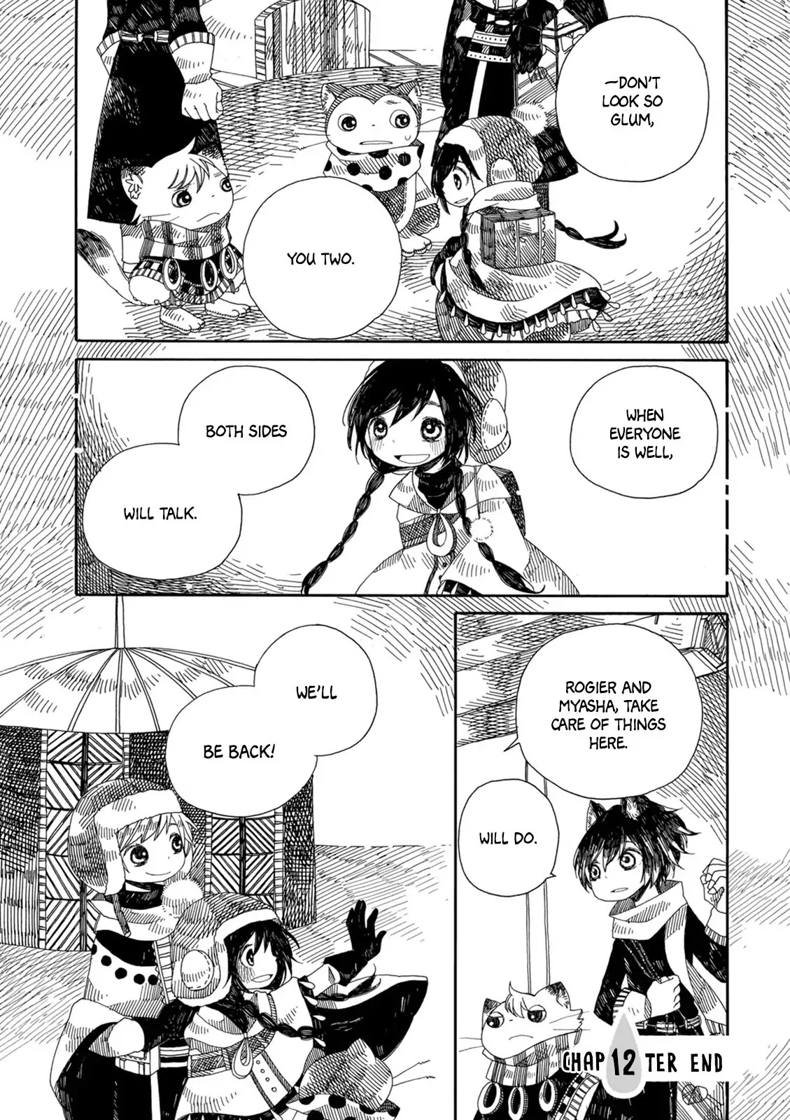 Raine and Sunny's Journey of Wind Chapter 12 page 18 - Chapter 12: Snowy Mountains of the Furries (Part 1)