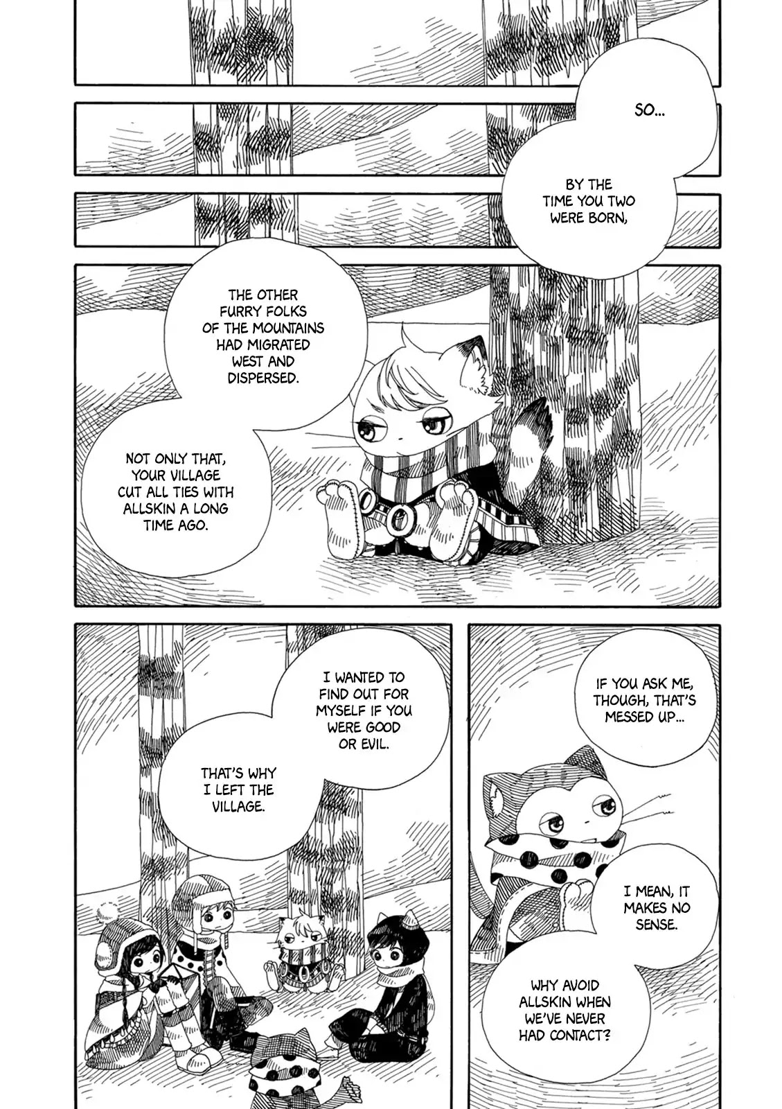 Raine and Sunny's Journey of Wind Chapter 12 page 8 - Chapter 12: Snowy Mountains of the Furries (Part 1)