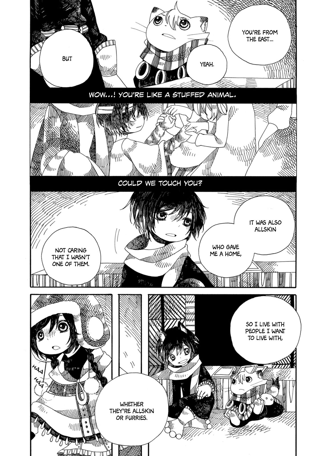 Raine and Sunny's Journey of Wind Chapter 13 page 4 - Chapter 13: Snowy Mountains of the Furries (Part 2)
