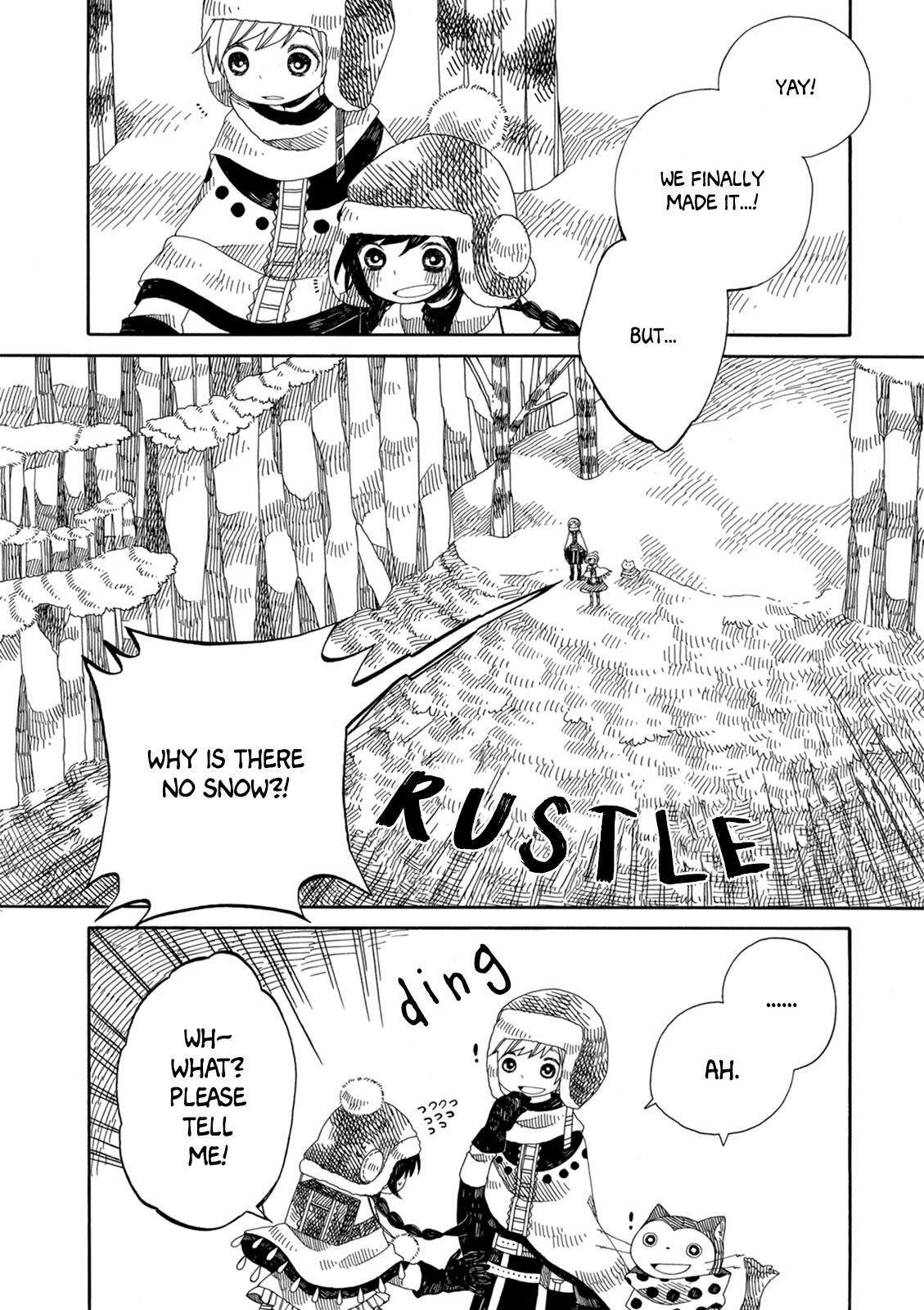 Raine and Sunny's Journey of Wind Chapter 13 page 6 - Chapter 13: Snowy Mountains of the Furries (Part 2)