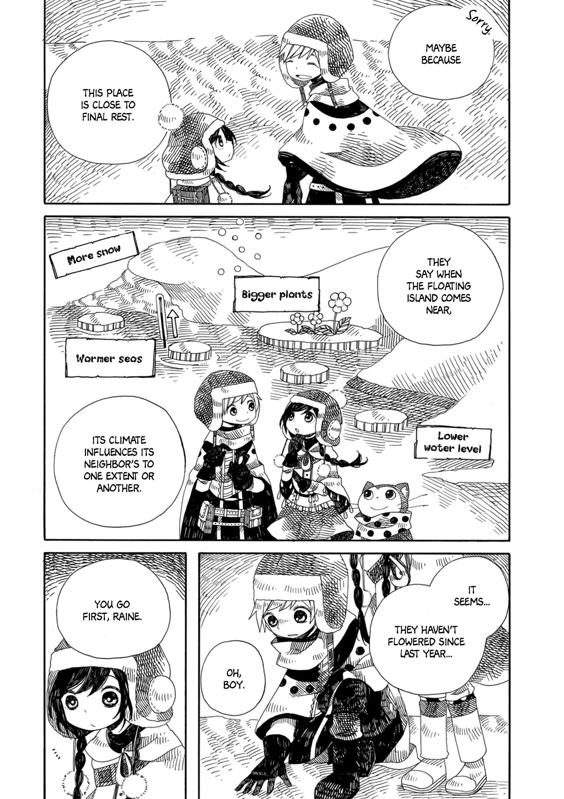 Raine and Sunny's Journey of Wind Chapter 13 page 7 - Chapter 13: Snowy Mountains of the Furries (Part 2)