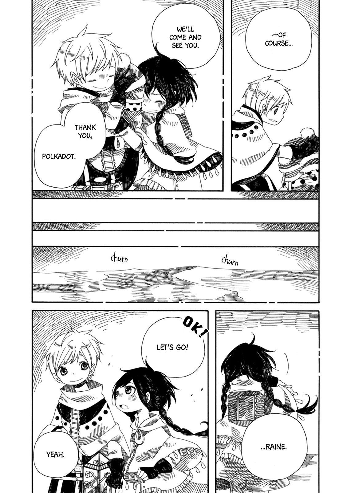 Raine and Sunny's Journey of Wind Chapter 14 page 13 - Chapter 14: Floating Island: Final Rest [END]