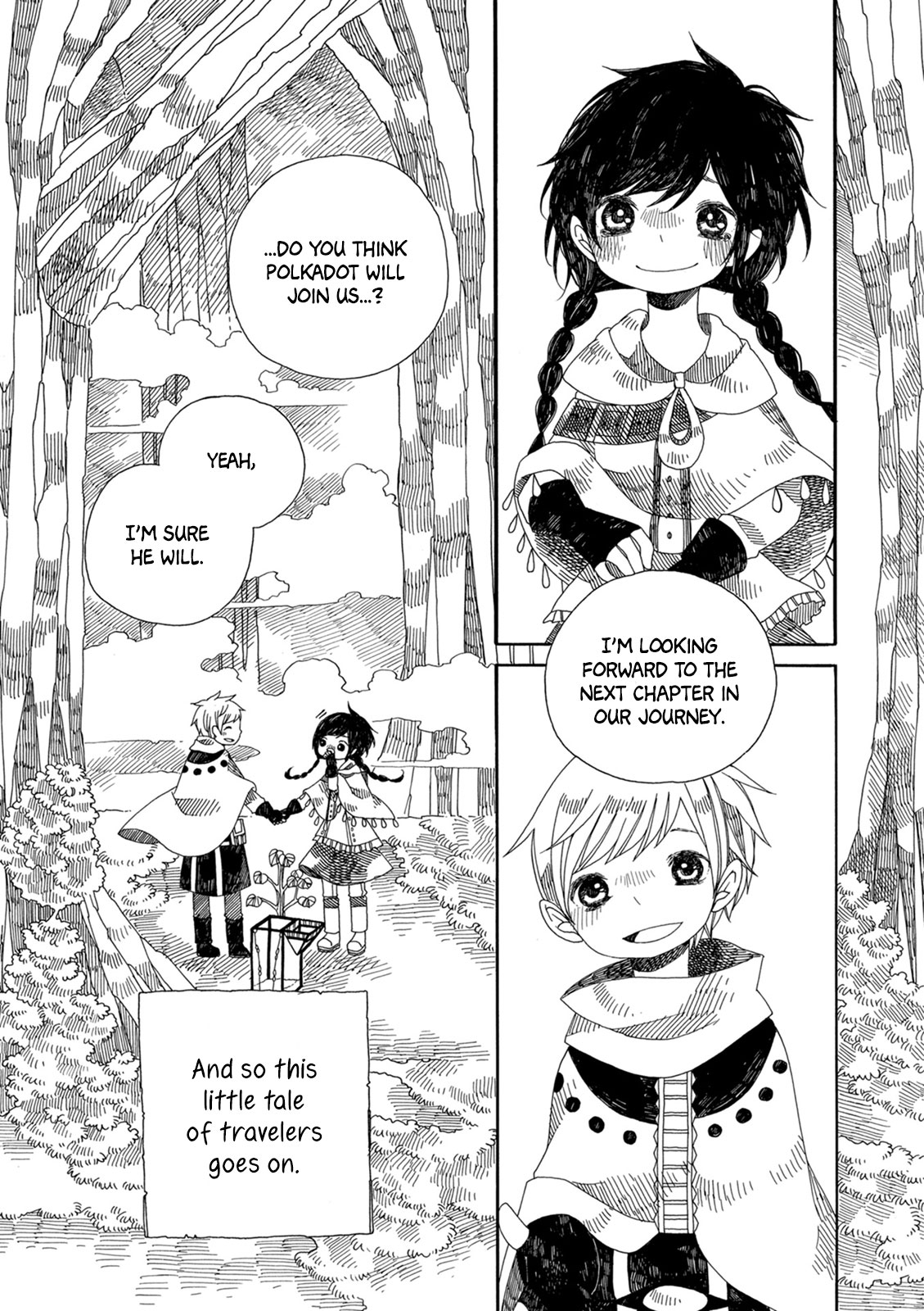 Raine and Sunny's Journey of Wind Chapter 14 page 26 - Chapter 14: Floating Island: Final Rest [END]