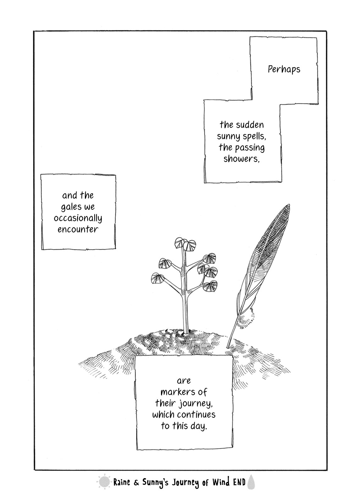Raine and Sunny's Journey of Wind Chapter 14 page 27 - Chapter 14: Floating Island: Final Rest [END]