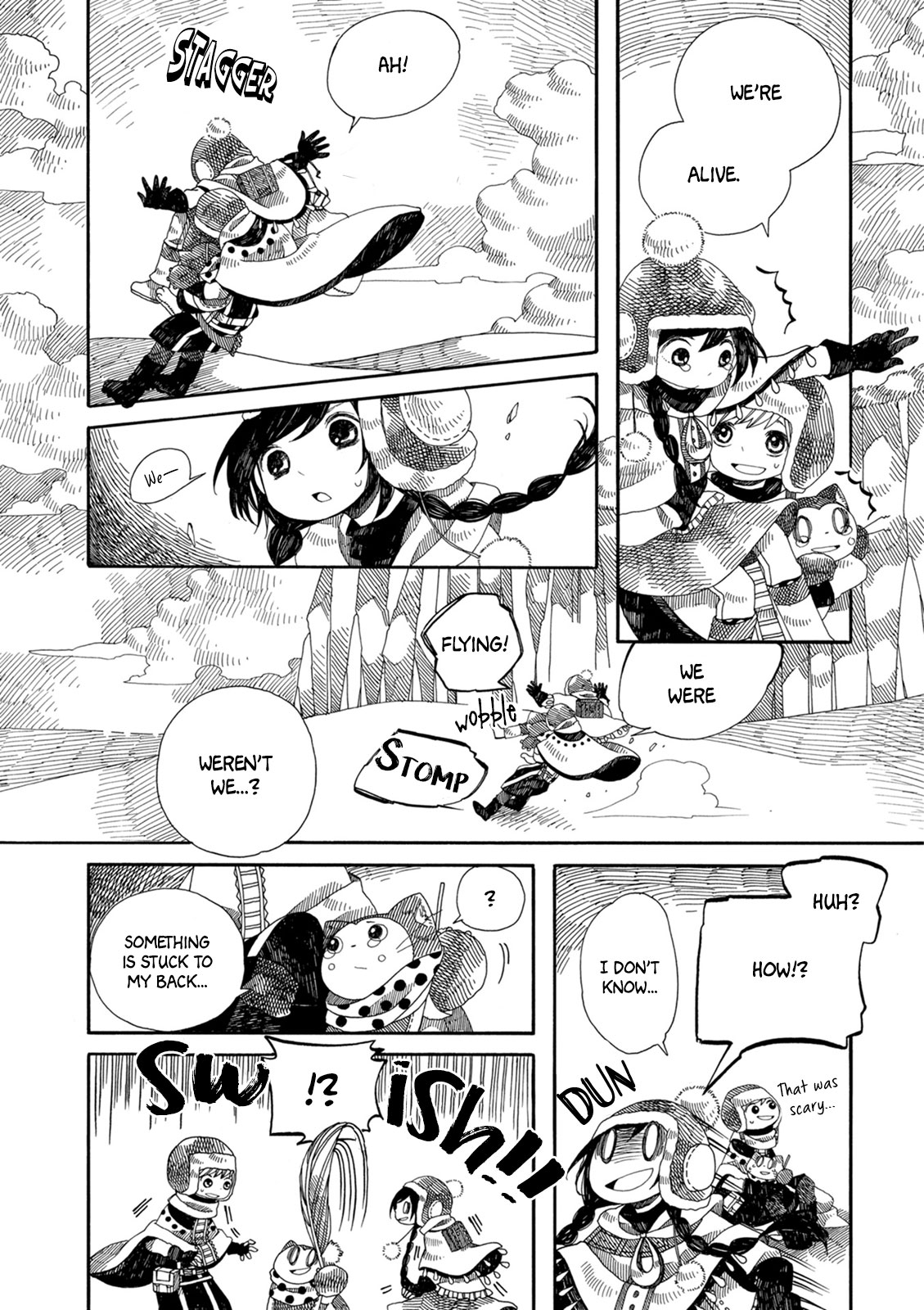 Raine and Sunny's Journey of Wind Chapter 14 page 4 - Chapter 14: Floating Island: Final Rest [END]