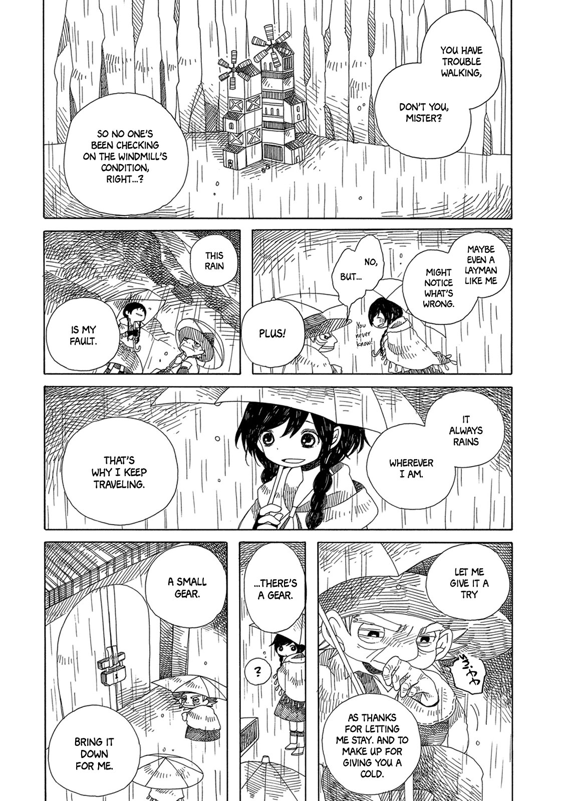Raine and Sunny's Journey of Wind Chapter 2 page 14 - Chapter 2: Windmill Town