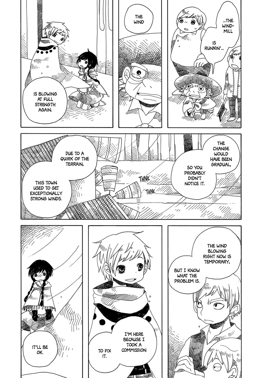 Raine and Sunny's Journey of Wind Chapter 2 page 20 - Chapter 2: Windmill Town