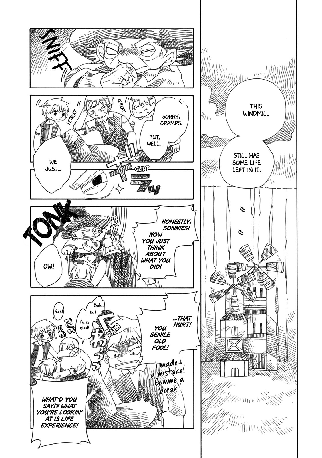Raine and Sunny's Journey of Wind Chapter 2 page 21 - Chapter 2: Windmill Town