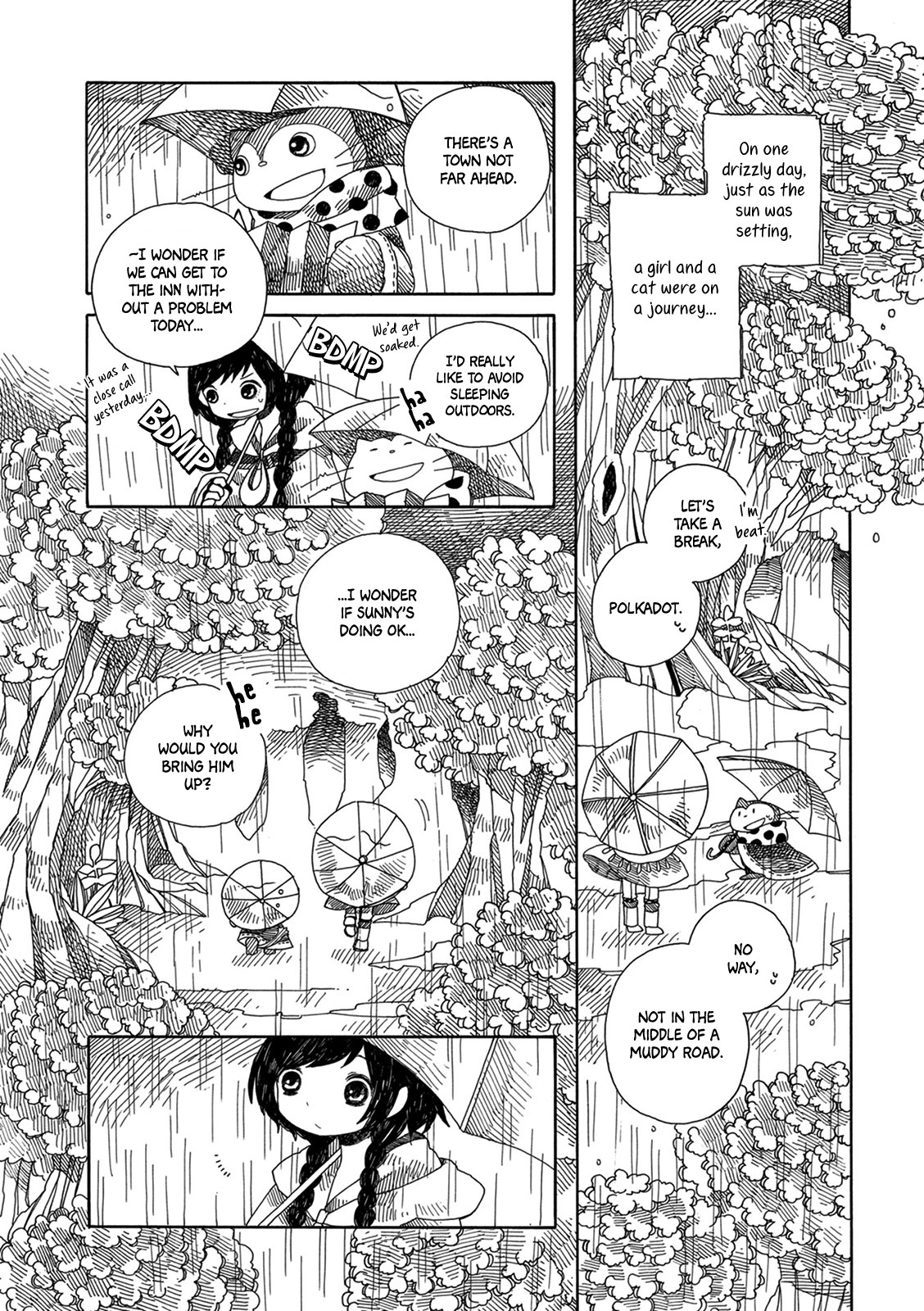 Raine and Sunny's Journey of Wind Chapter 2 page 5 - Chapter 2: Windmill Town