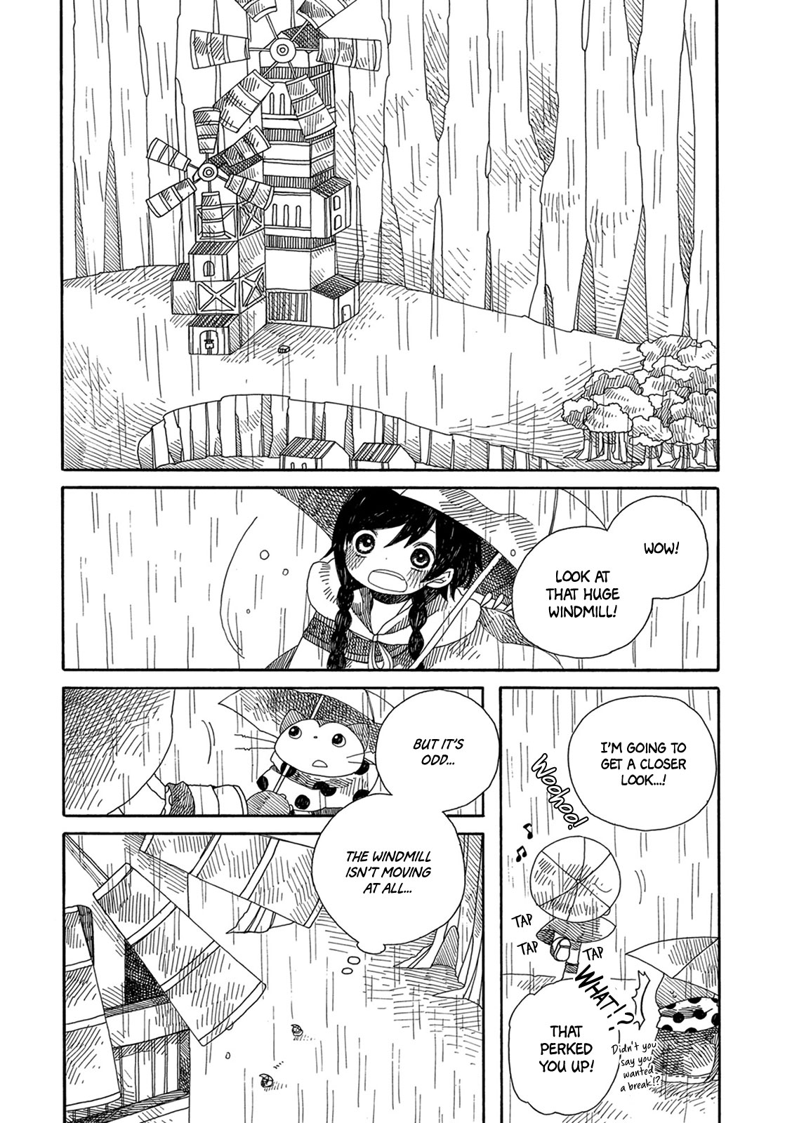 Raine and Sunny's Journey of Wind Chapter 2 page 6 - Chapter 2: Windmill Town