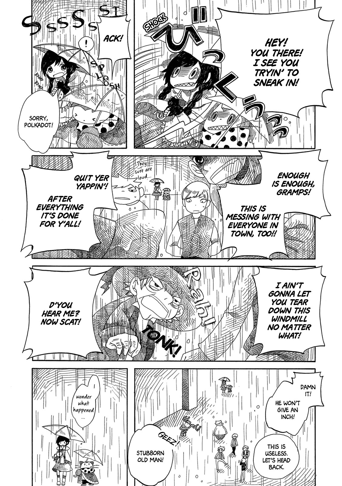 Raine and Sunny's Journey of Wind Chapter 2 page 7 - Chapter 2: Windmill Town