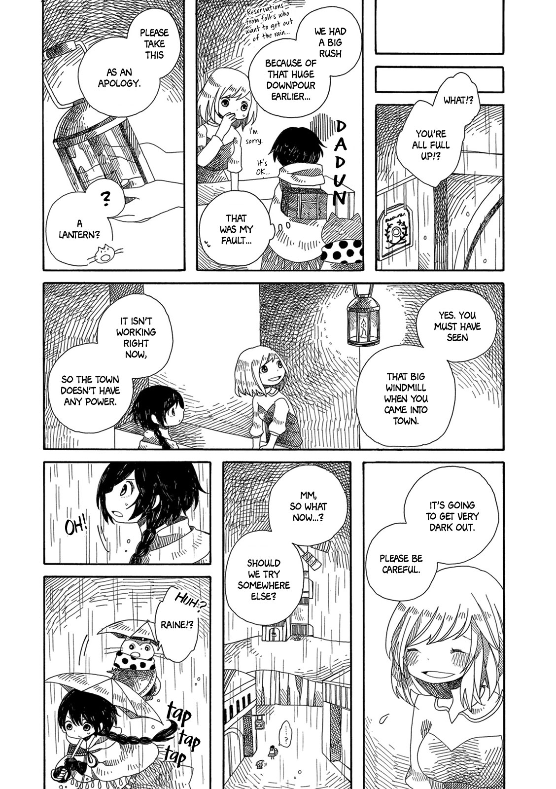 Raine and Sunny's Journey of Wind Chapter 2 page 8 - Chapter 2: Windmill Town