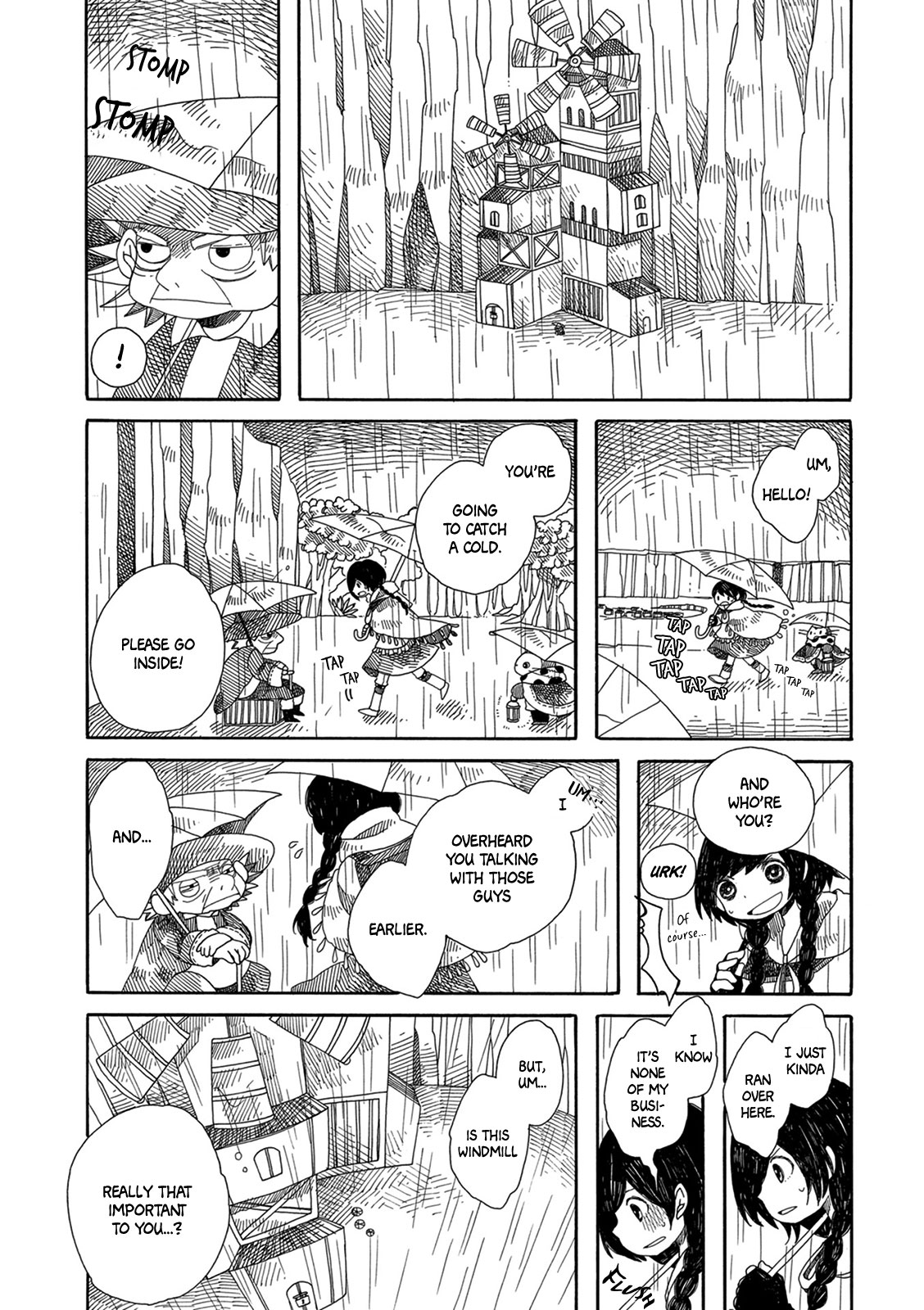 Raine and Sunny's Journey of Wind Chapter 2 page 9 - Chapter 2: Windmill Town