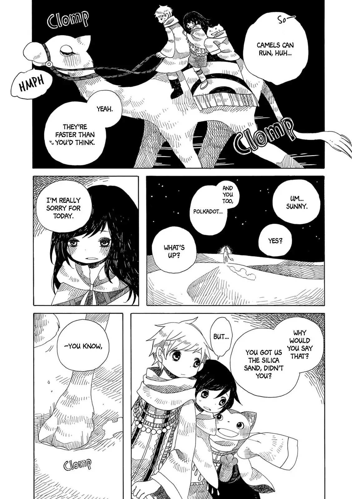 Raine and Sunny's Journey of Wind Chapter 3 page 19 - Chapter 3: Desert Kingdom (Sand Witch Desert)