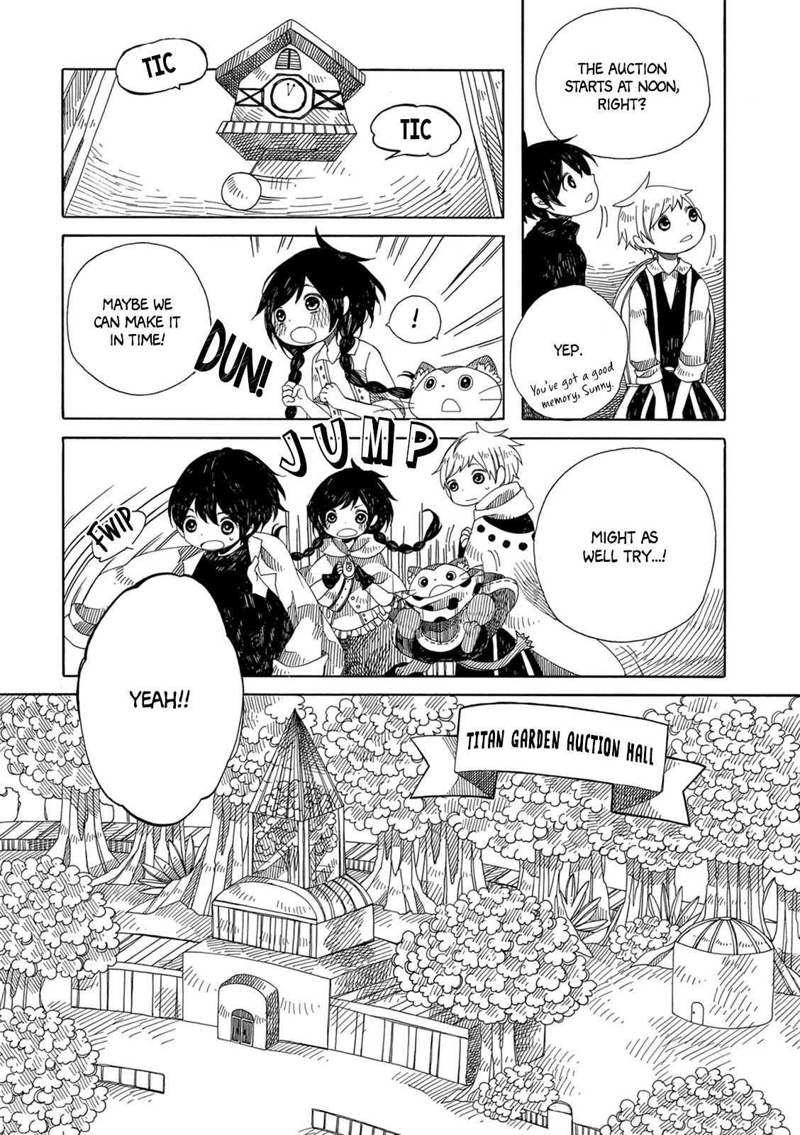 Raine and Sunny's Journey of Wind Chapter 4 page 11 - Chapter 4: Forest Kingdom (Titan Garden)