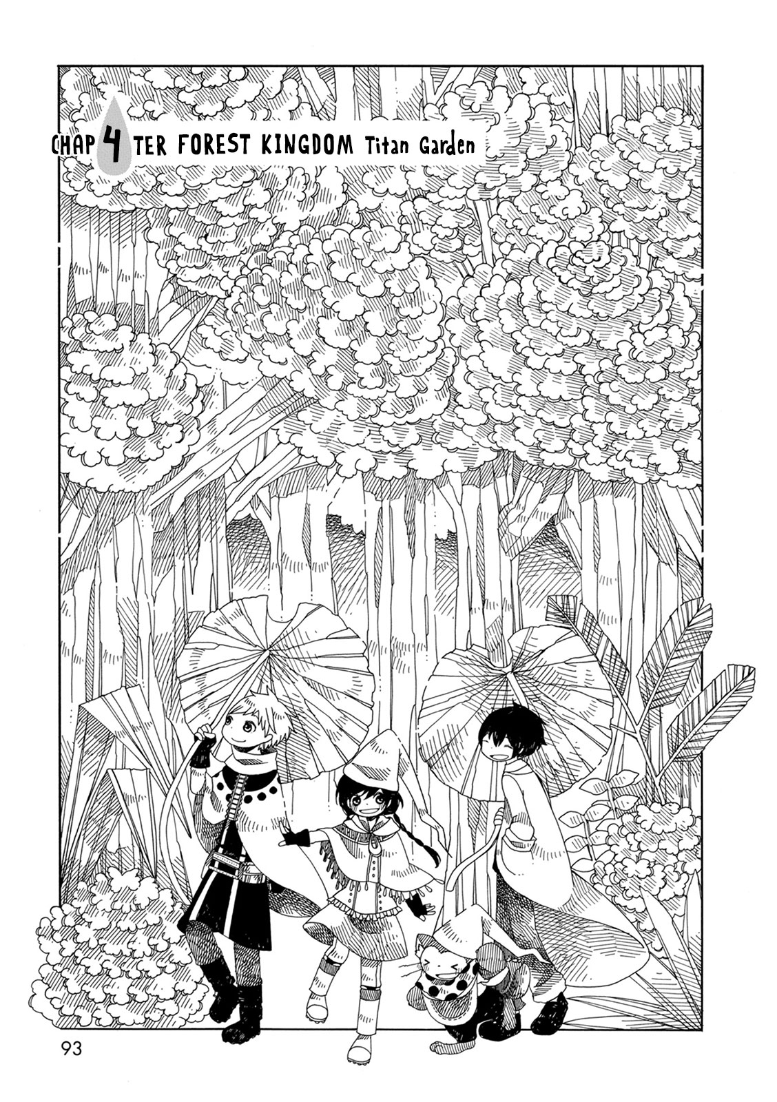 Raine and Sunny's Journey of Wind Chapter 4 page 2 - Chapter 4: Forest Kingdom (Titan Garden)