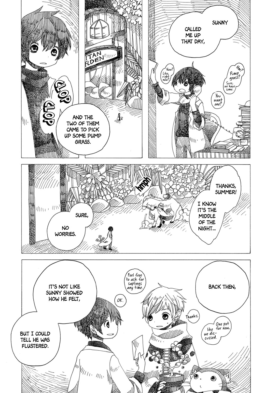 Raine and Sunny's Journey of Wind Chapter 4 page 30 - Chapter 4: Forest Kingdom (Titan Garden)
