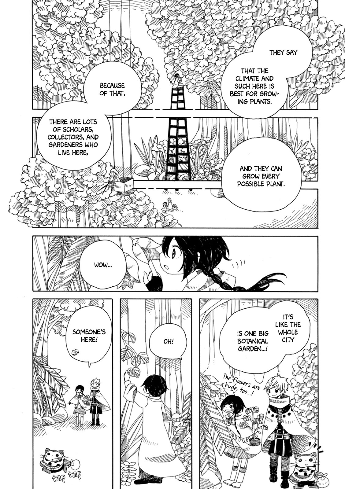 Raine and Sunny's Journey of Wind Chapter 4 page 4 - Chapter 4: Forest Kingdom (Titan Garden)