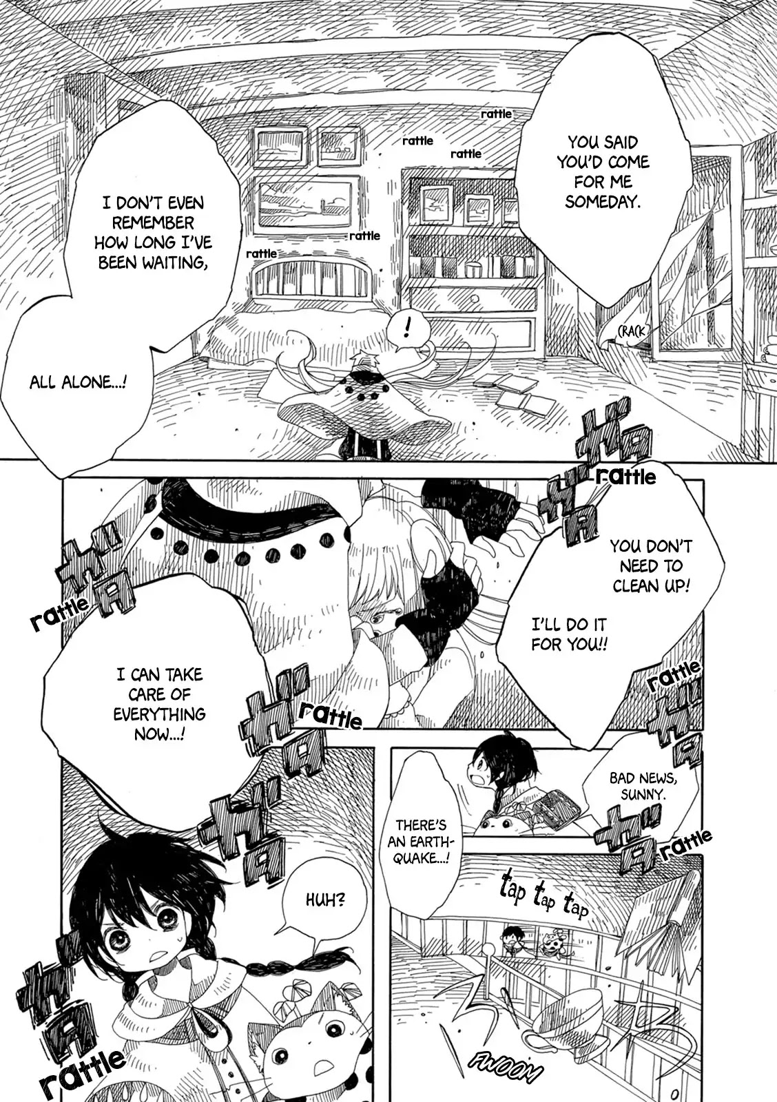 Raine and Sunny's Journey of Wind Chapter 6 page 16 - Chapter 6: Dark Forest Mansion Cleaning (Part 2)