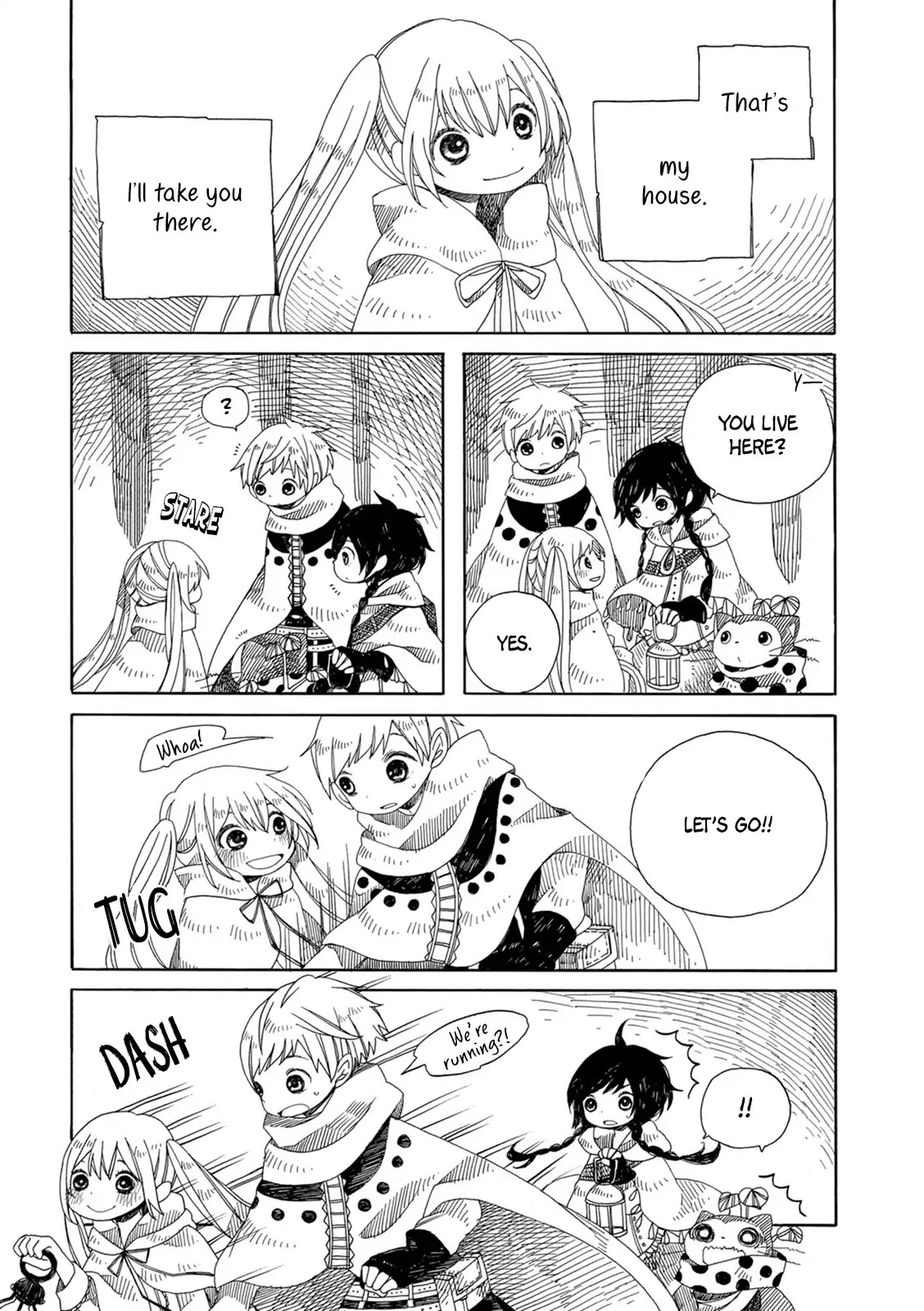 Raine and Sunny's Journey of Wind Chapter 6 page 2 - Chapter 6: Dark Forest Mansion Cleaning (Part 2)