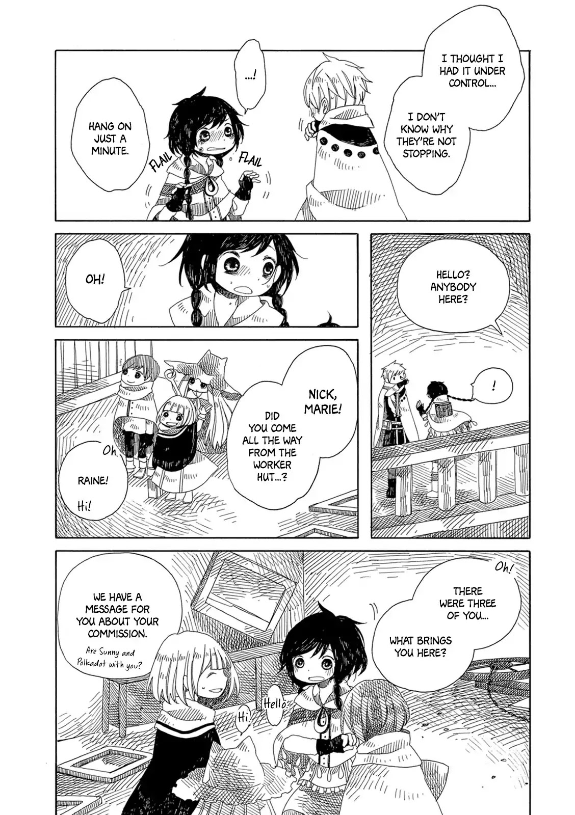 Raine and Sunny's Journey of Wind Chapter 6 page 25 - Chapter 6: Dark Forest Mansion Cleaning (Part 2)
