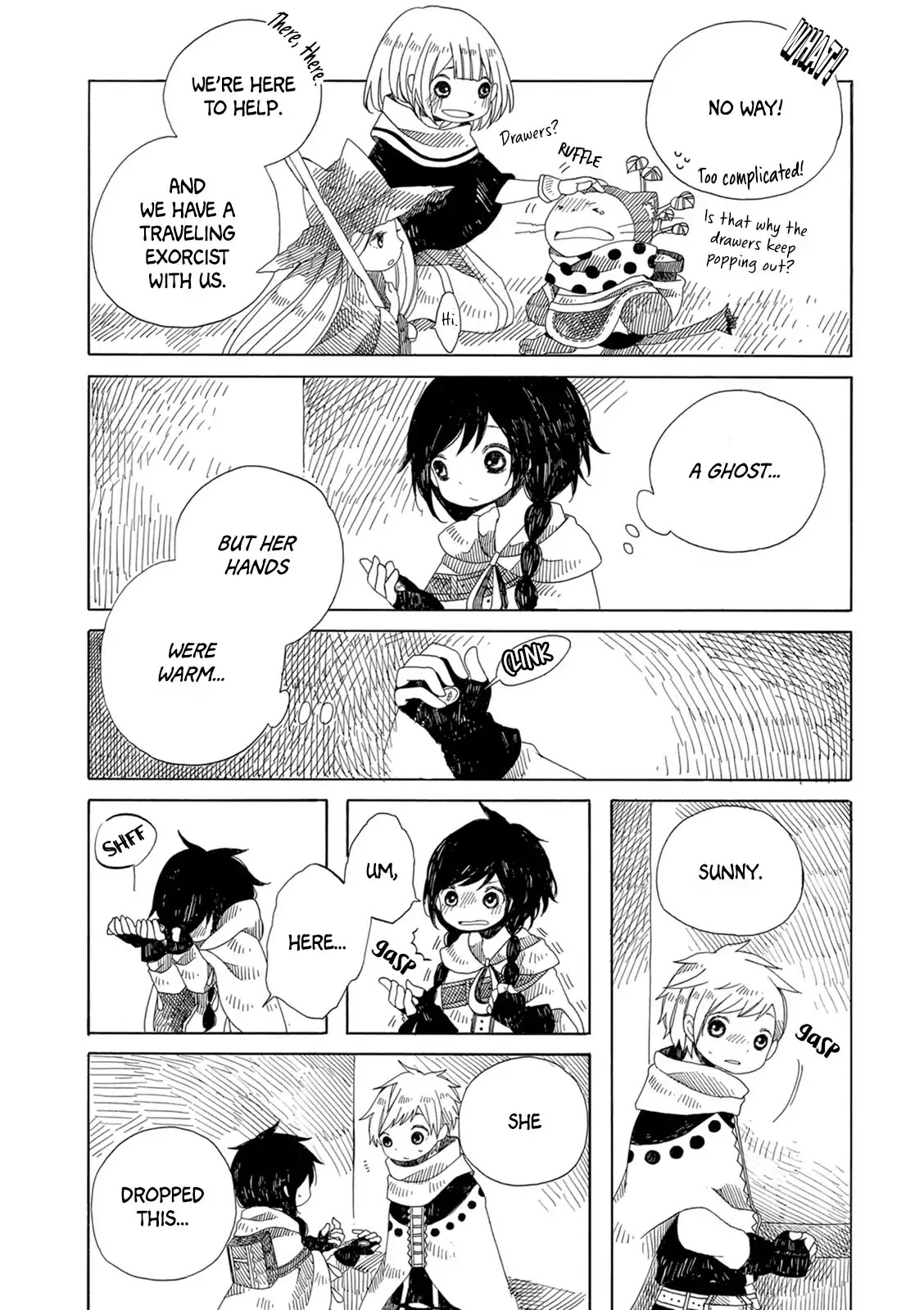 Raine and Sunny's Journey of Wind Chapter 6 page 27 - Chapter 6: Dark Forest Mansion Cleaning (Part 2)