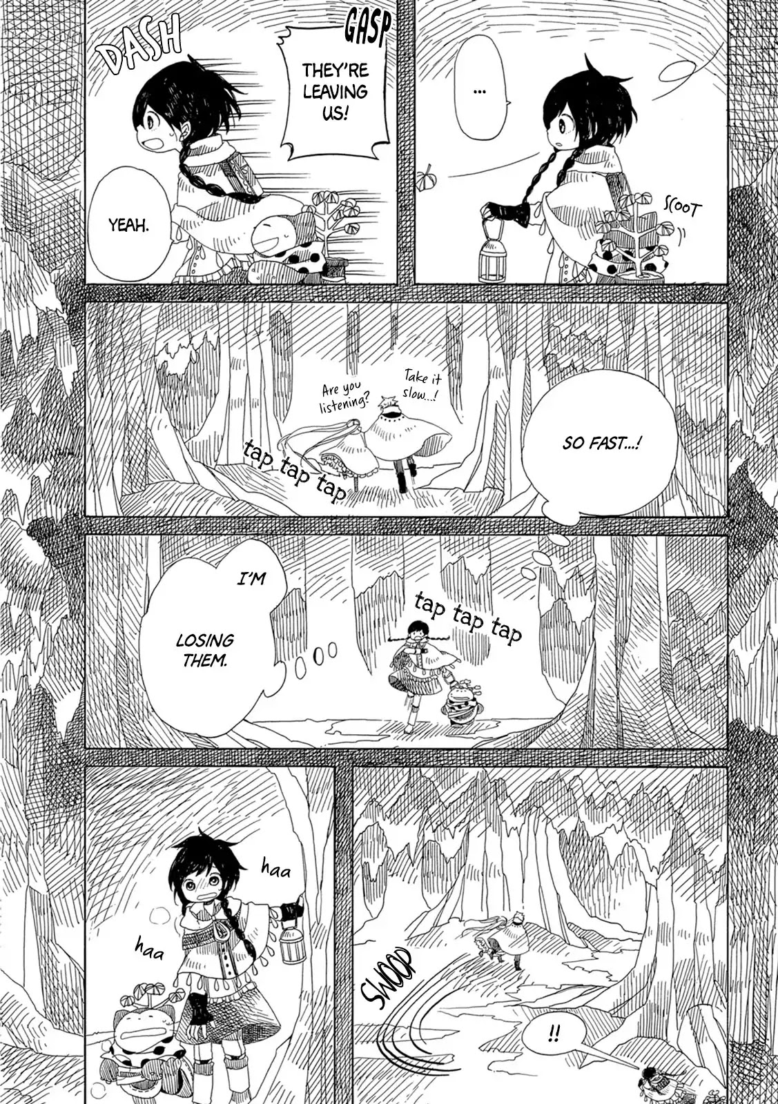 Raine and Sunny's Journey of Wind Chapter 6 page 3 - Chapter 6: Dark Forest Mansion Cleaning (Part 2)