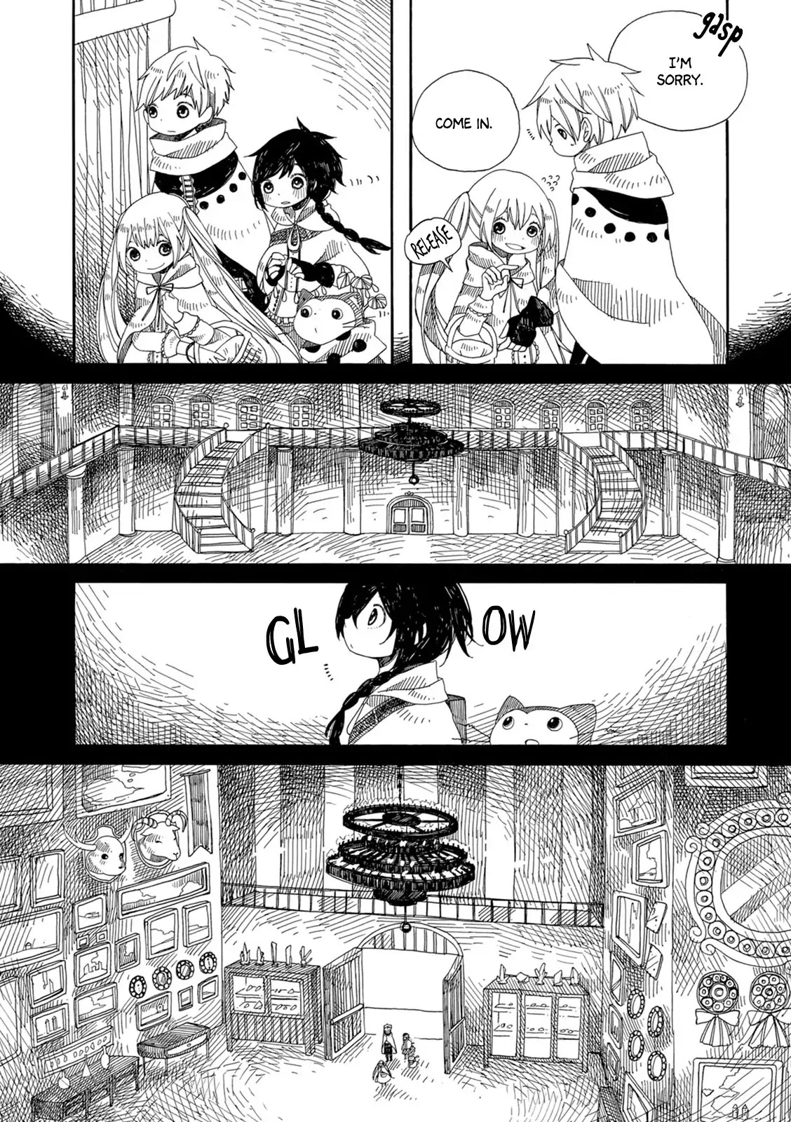 Raine and Sunny's Journey of Wind Chapter 6 page 9 - Chapter 6: Dark Forest Mansion Cleaning (Part 2)