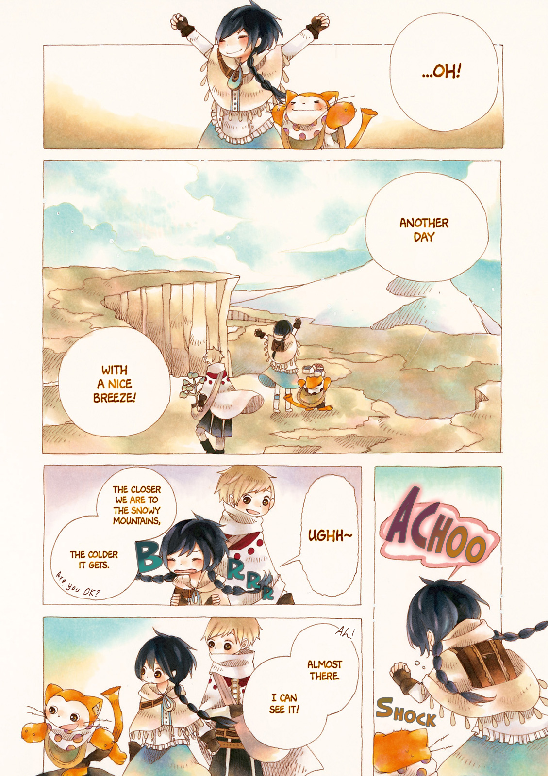 Raine and Sunny's Journey of Wind Chapter 7 page 4 - Chapter 7: Glass Kingdom (Part 1)