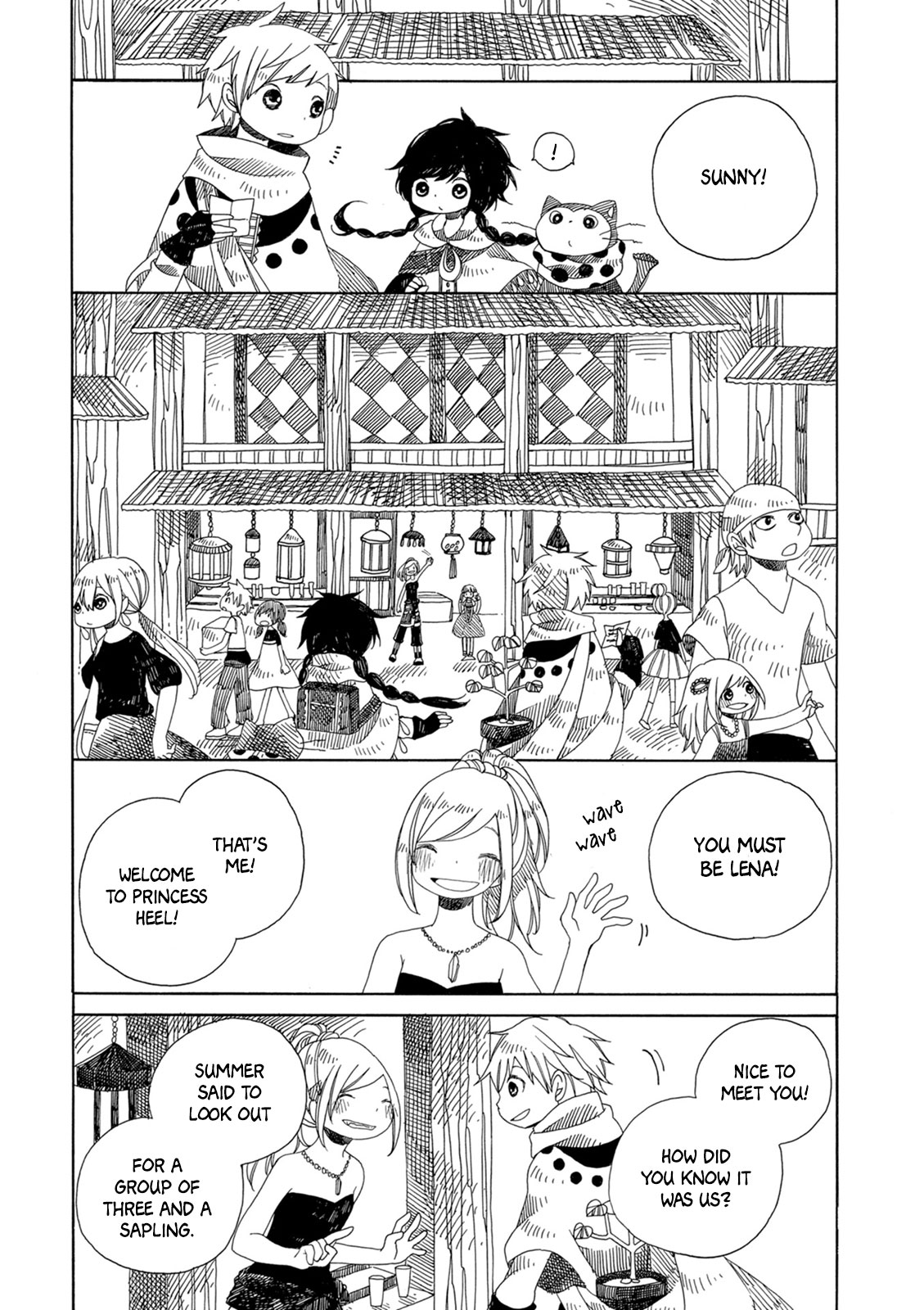 Raine and Sunny's Journey of Wind Chapter 7 page 9 - Chapter 7: Glass Kingdom (Part 1)