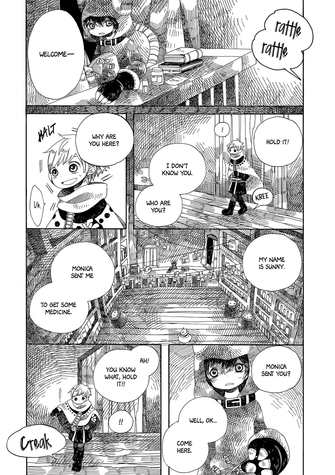 Raine and Sunny's Journey of Wind Chapter 8 page 11 - Chapter 8: Glass Kingdom (Part 2)