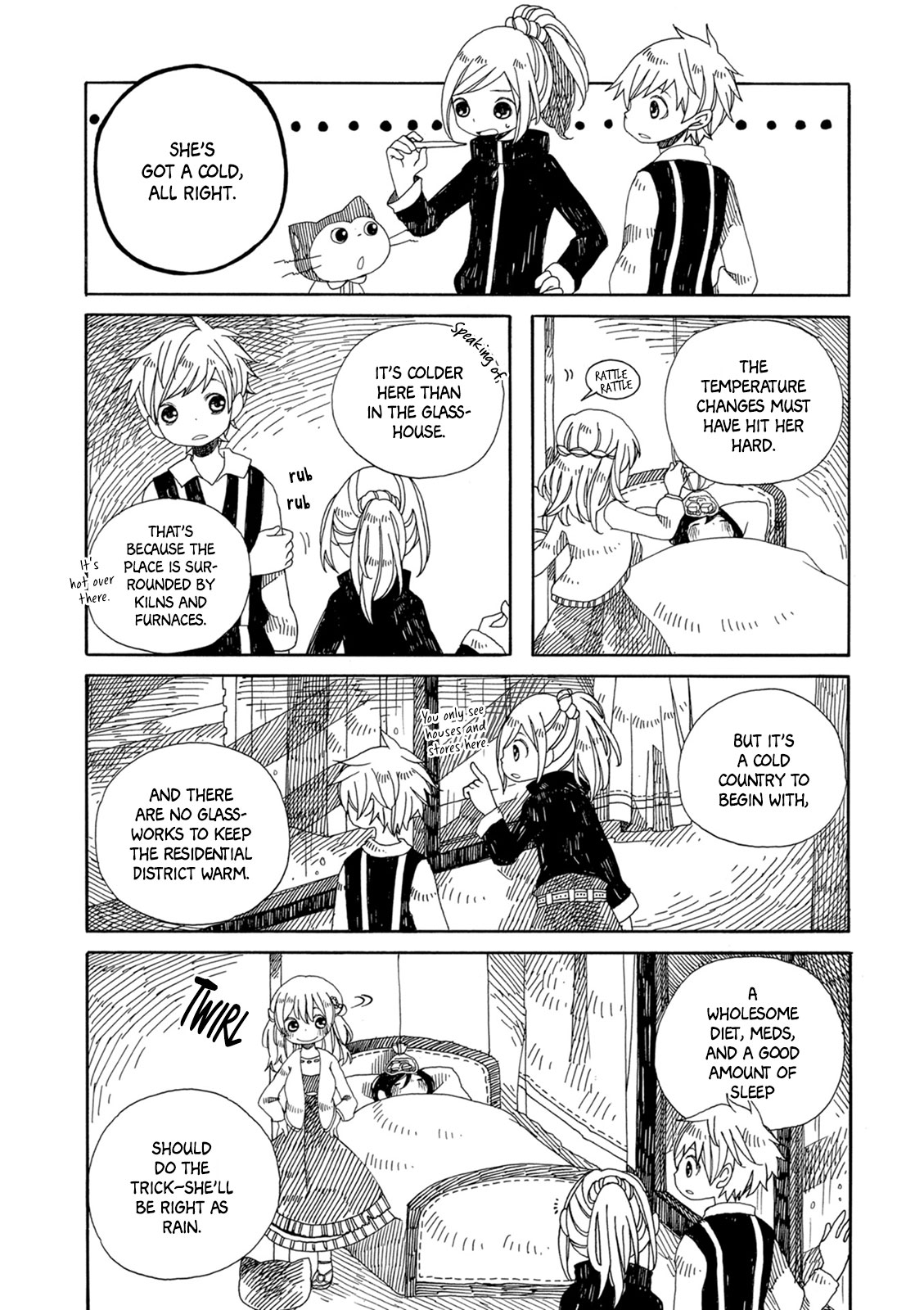 Raine and Sunny's Journey of Wind Chapter 8 page 4 - Chapter 8: Glass Kingdom (Part 2)