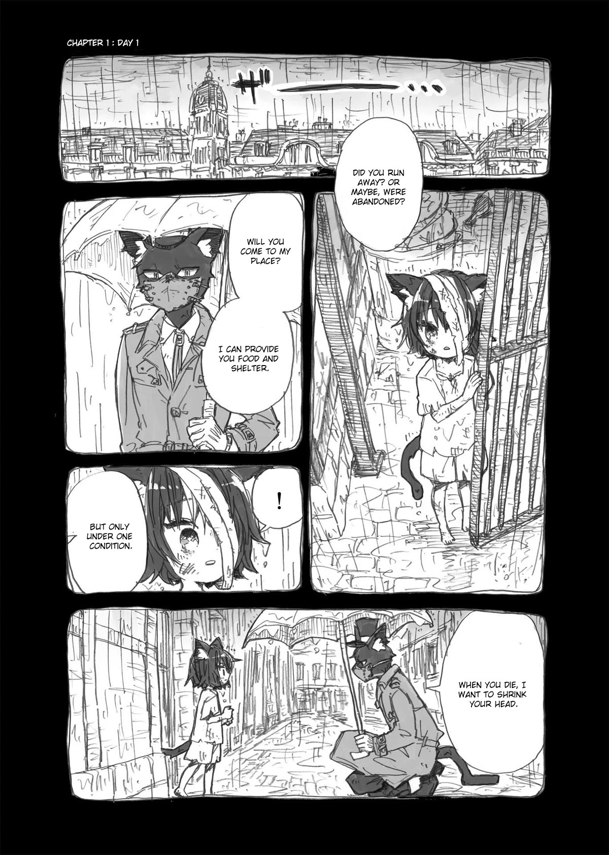 Rain's Head Chapter 1 page 1 - Chapter 1