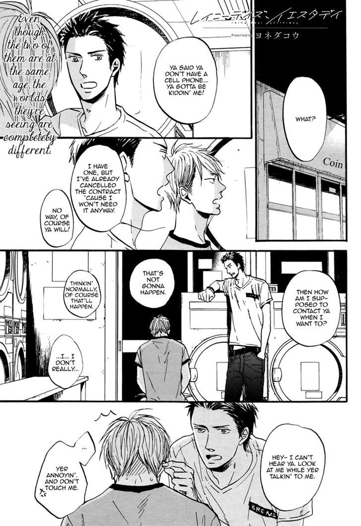 Rainy Days, Yesterday Chapter 3 page 2 - Chapter 3