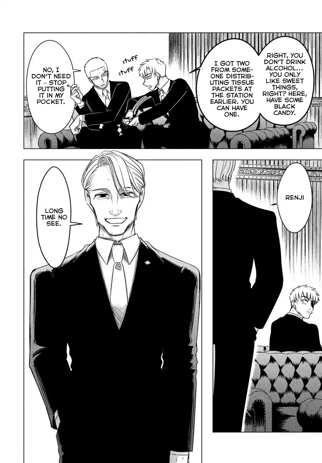 Raise wa Tanin ga Ii Chapter 7 page 21 - Chapter 7: Threatening without fists, just with a smile.